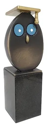 Statueta bronz "Absolvent"