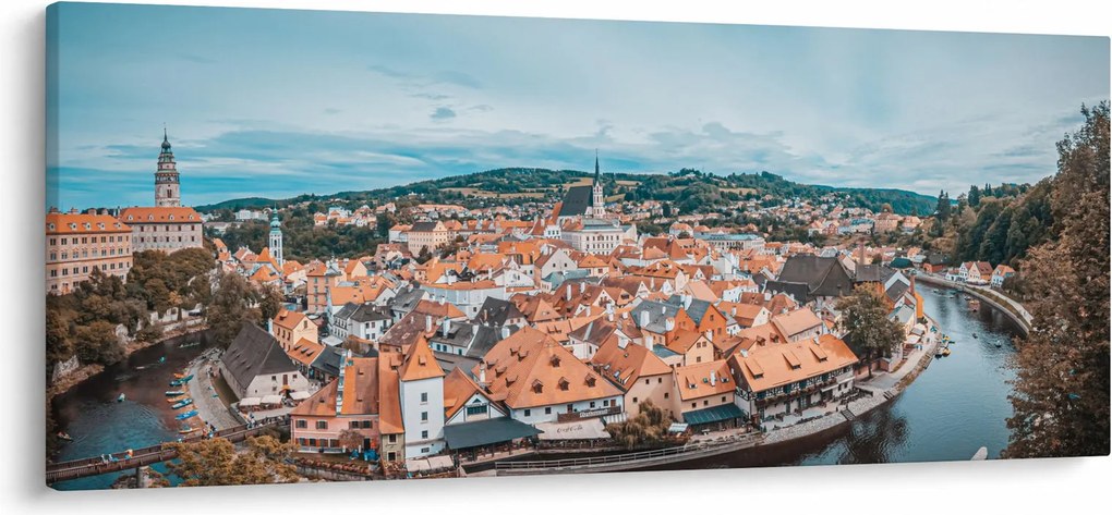 Tablou - Krumlov din Cehia (120x50 cm)