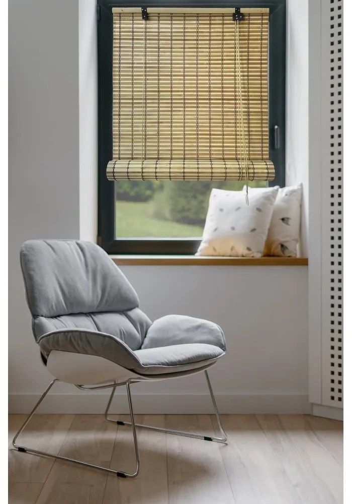 Jaluzea în culoare naturală din bambus 100x160 cm Java – Gardinia