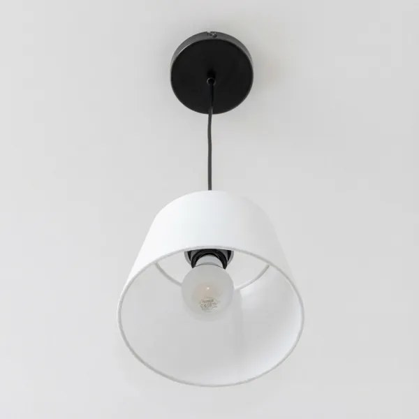 Brilagi - Lampă suspendată LED pe cablu CERIA 1xE27/40W/230V, Ø 20,5 cm, albă