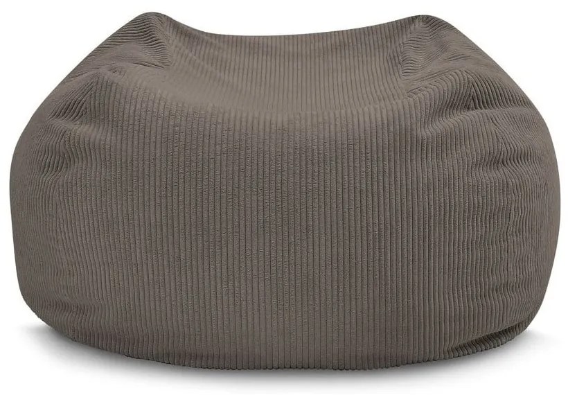 Fotoliu bean bag gri/maro Voltaire – Bobochic Paris