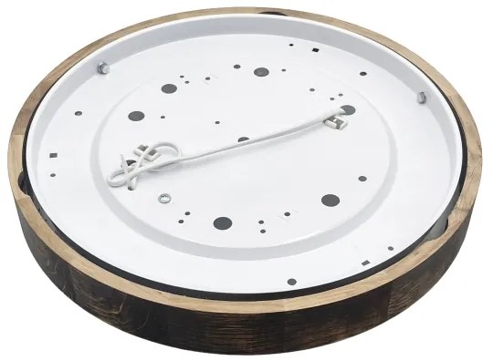 Brilagi - Plafonieră CARVALHO SLIM SMOKEY 2xE27/60W/230V stejar diam. 37,5 cm