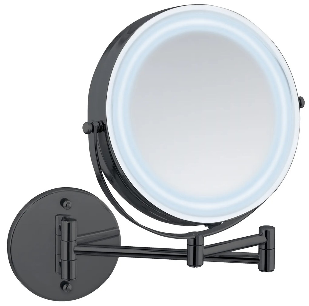 Oglinda cosmetica LED de perete LUMI, instalare fara gaurire