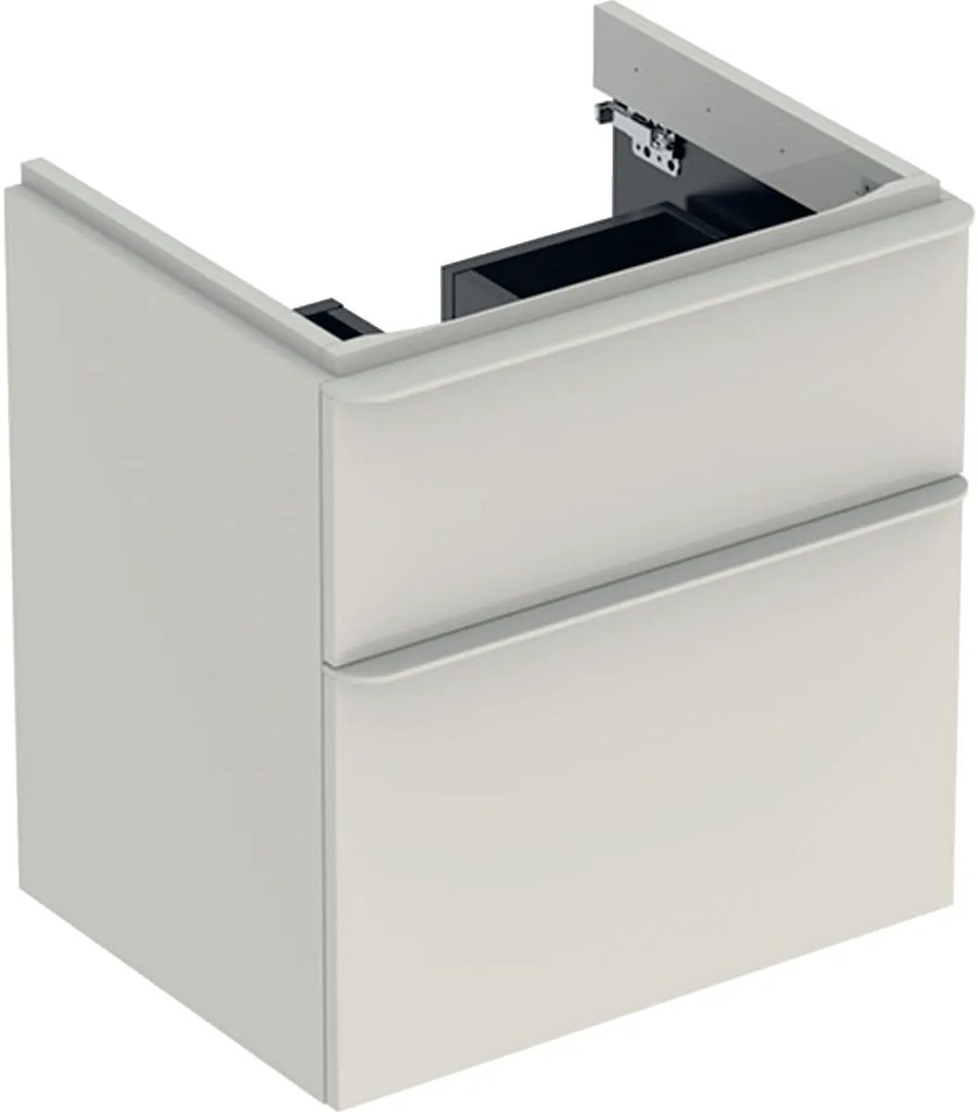 Geberit Smyle Square dulap 58.4x47x61.7 cm sub chiuveta pe perete gri 500.352.JL.1