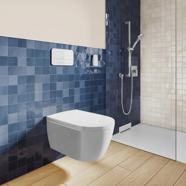 Villeroy & Boch V0E100R1 - Bideu suspendat VICLEAN cu capac SoftClose, alb alpin +DO