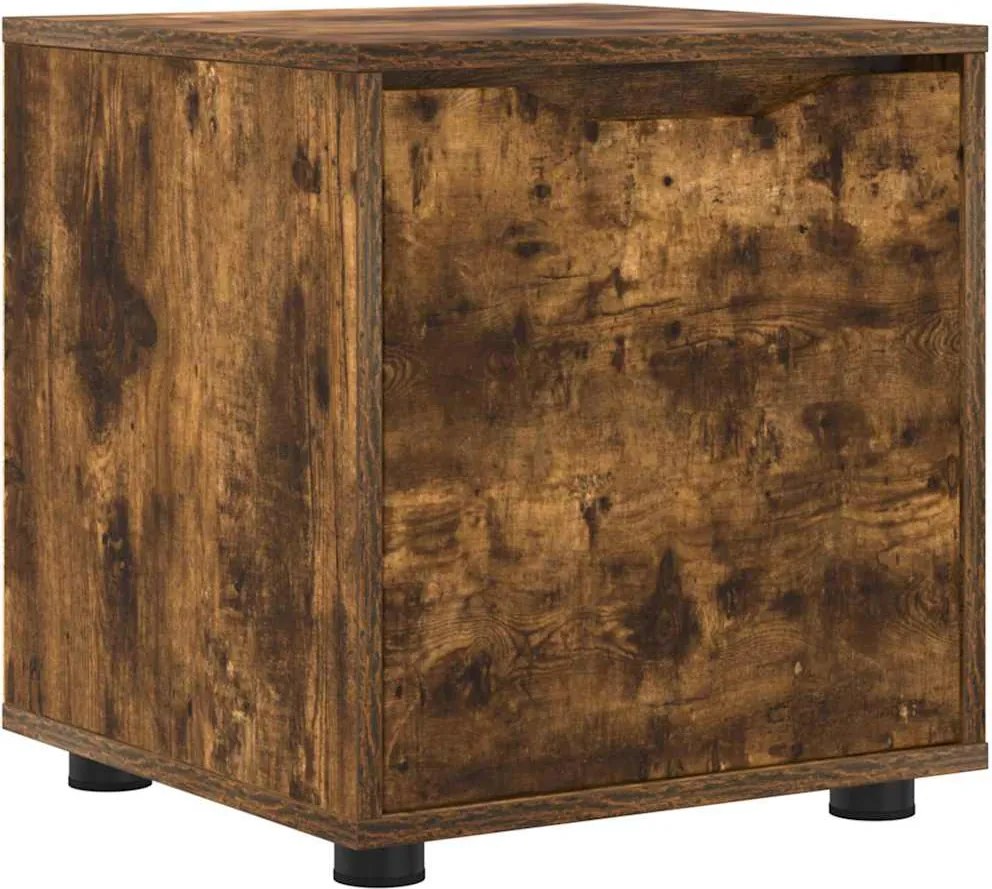 vidaXL Dulap de Baie Stejar fumuriu 40,5 x 40 x 44 cm Lemn compozit