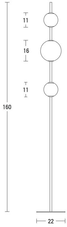 Lampadar LED moderna design deosebit Colleen