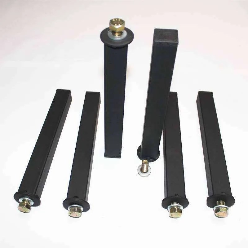 Somieră metalică cu lamele din fag Qualitysom Trei Zone 210×200 cm, rabatabilă, cu picioare