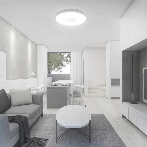 Plafonieră LED dimabilă LED/40W/230V 3000-6500K 39 cm alb + telecomandă