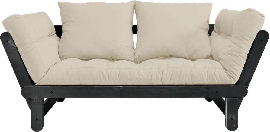 Canapea extensibilă Karup Design Beat Black/Beige