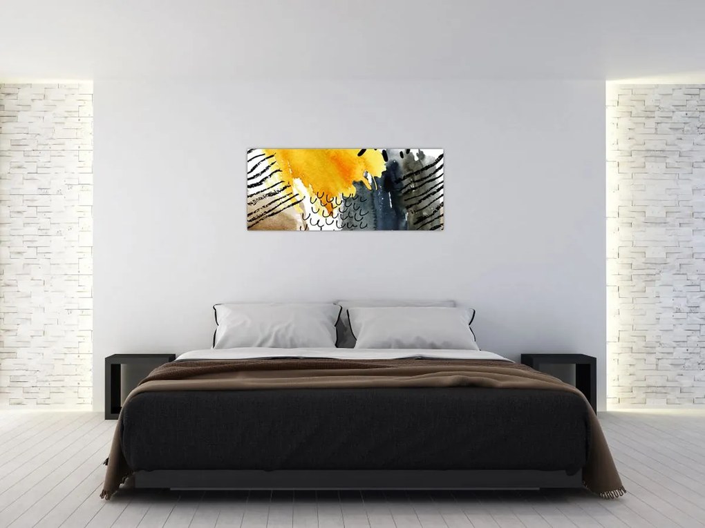 Tablou - Acuarelă abstractă (120x50 cm)