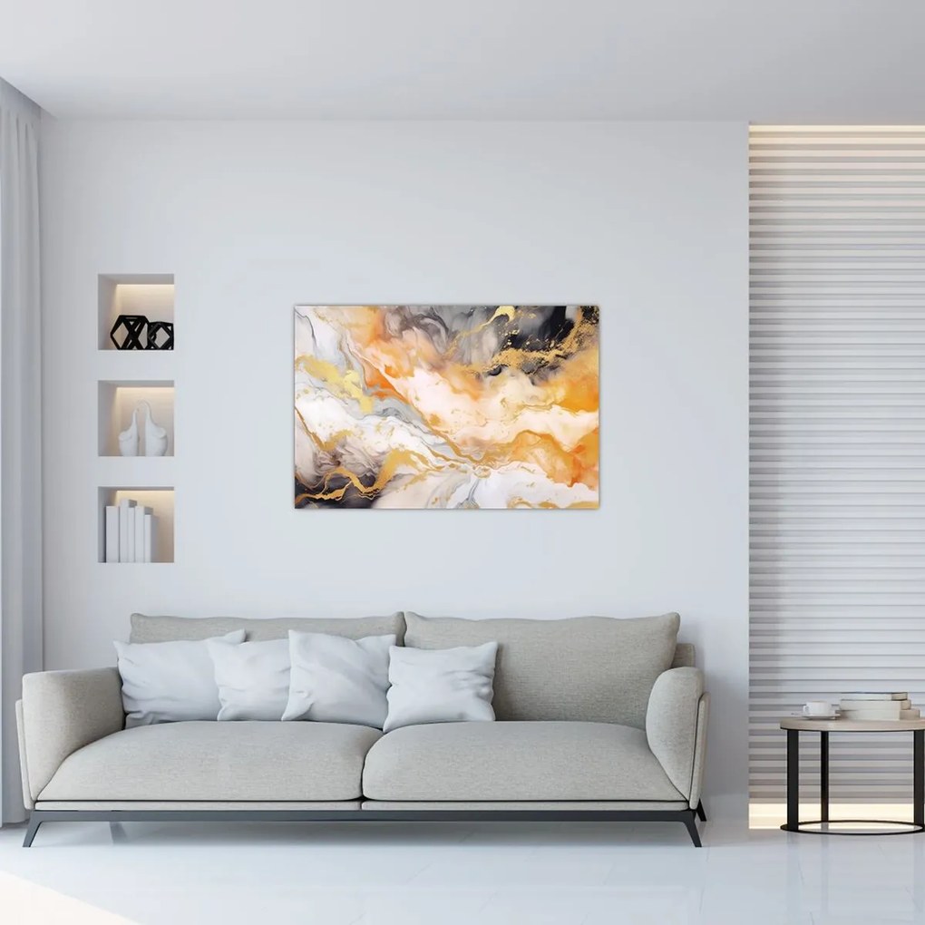 Tablou - Fond marmorat (90x60 cm)