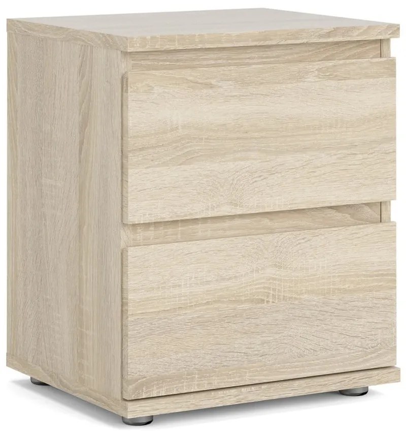 Noptieră cu aspect de lemn de stejar Tvilum Nova