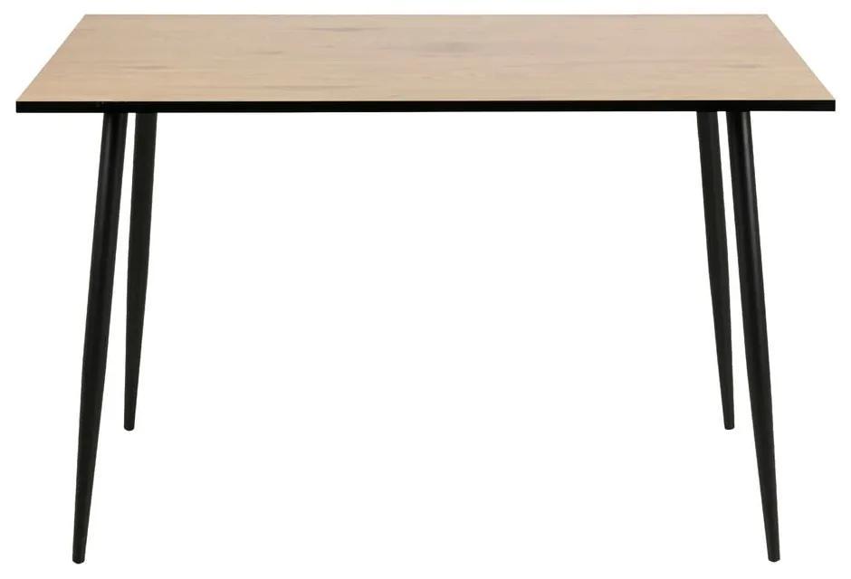 Masă Actona Wilma, 120 x 80 cm, negru - maro