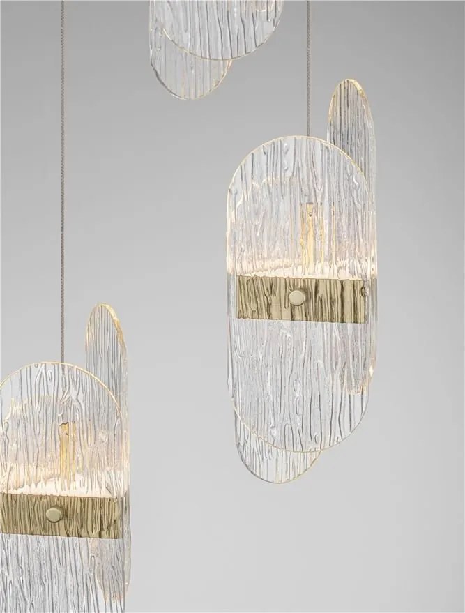 Lustra LED suspendata design decorativ LUCIEN 2700K