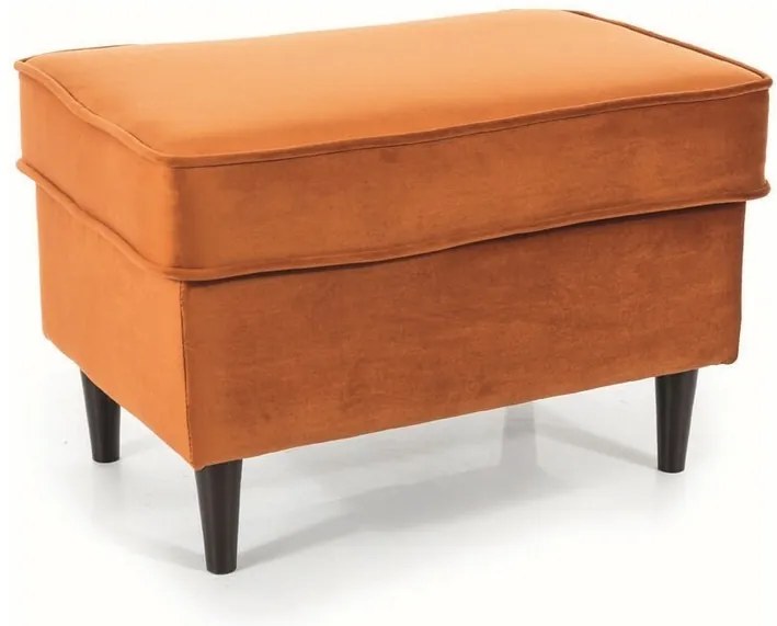 Taburet Ron velvet cinnamon/wenge Blu4215