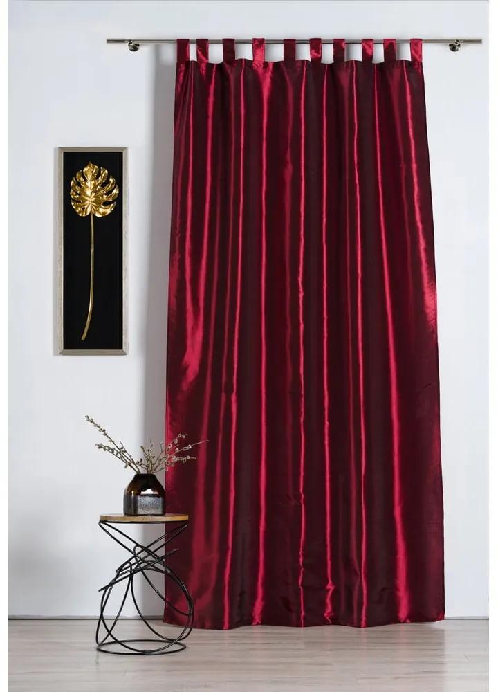 Draperie burgundy 140x245 cm Royal Taffeta – Mendola Fabrics
