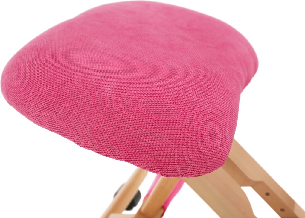 Scaun genunchi ergonomic, roz/ fag, GROCO