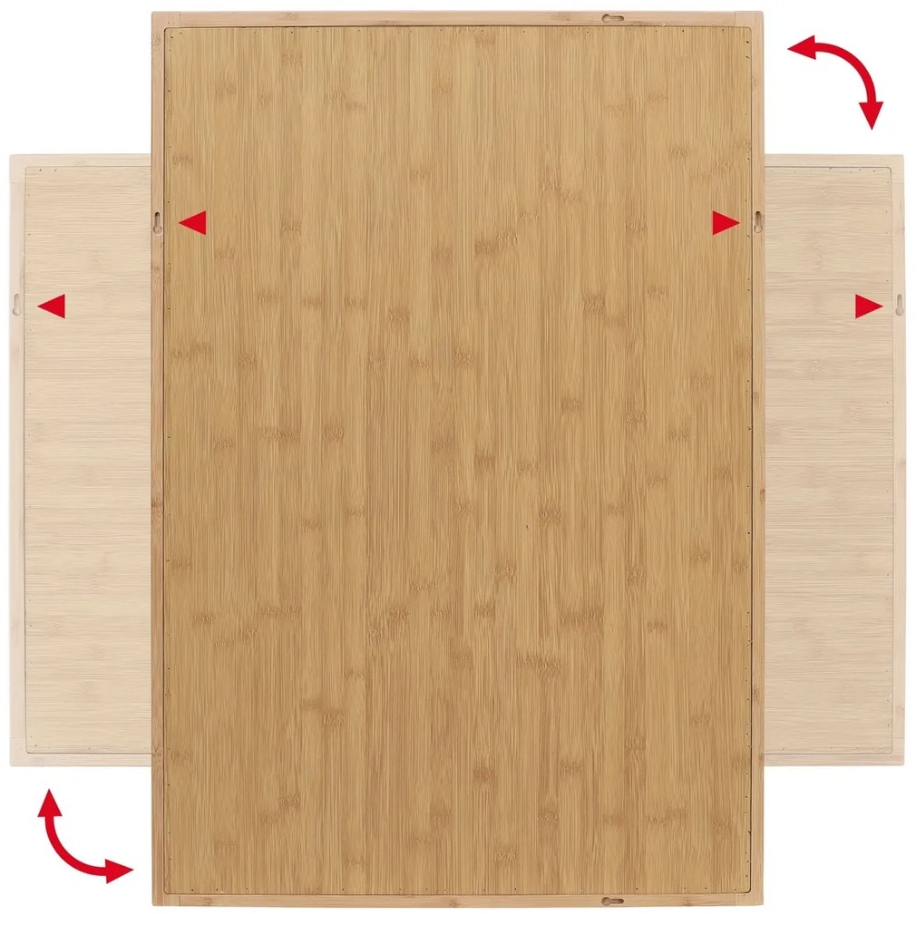 Oglinda de perete B044 NAT, bambus, L