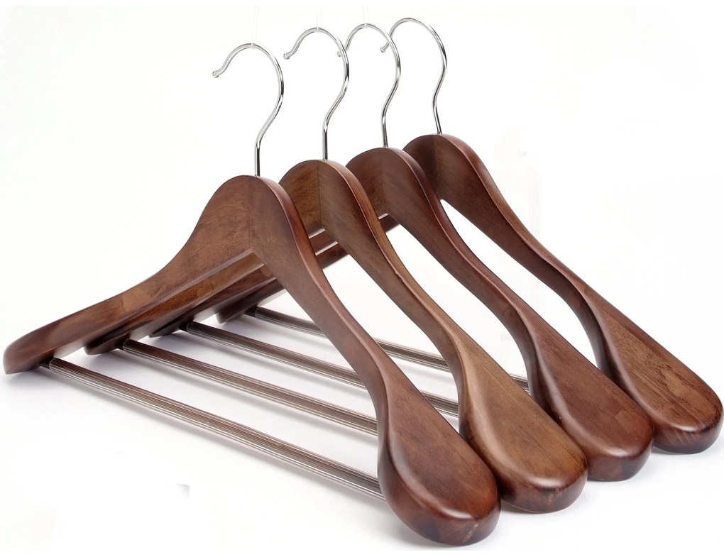 Umerase Tricouri din Lemn cu Umeri Lați și Design Modern, Vintage, UUUM16