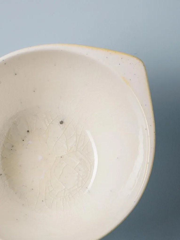 Bol alb din ceramica L20.5cm Varia