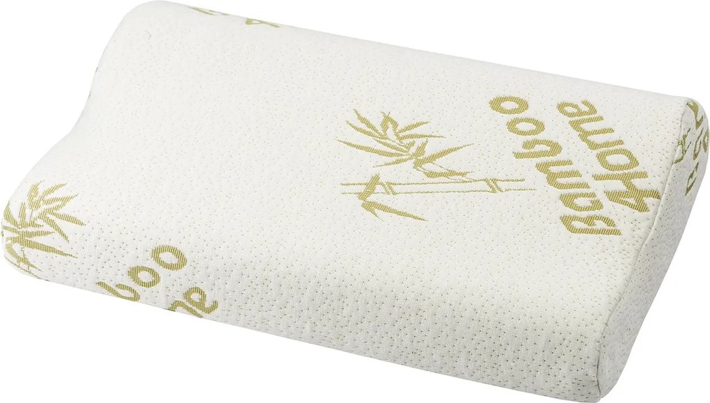 Pernă din spumă cu memorie 4Home Bamboo profilată, 30 x 50 cm