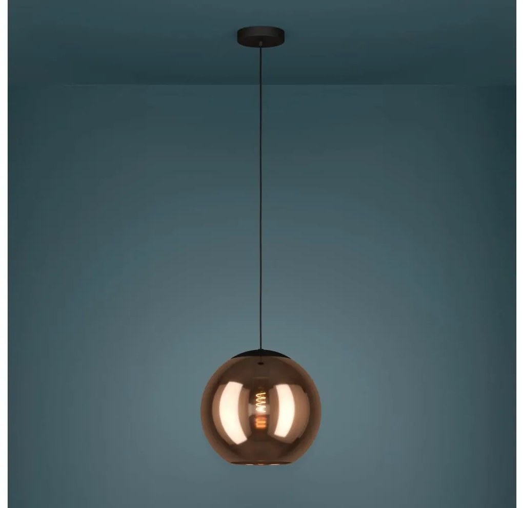 Lustră pe cablu Eglo 390089 CORDOBA 1xE27/40W/230V cupru