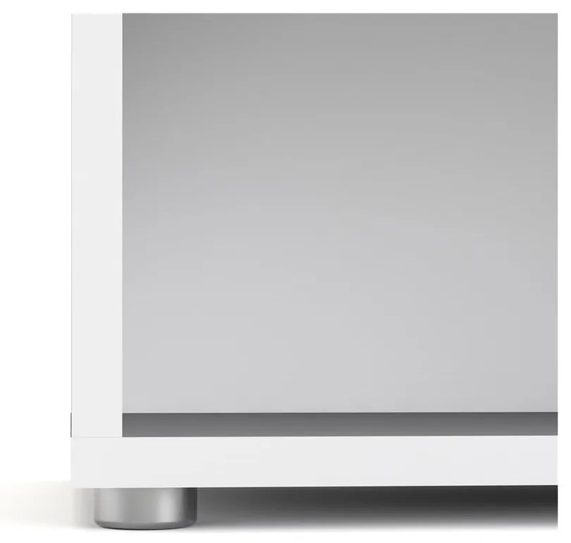 Bibliotecă modulară albă 89x222 cm Prima – Tvilum