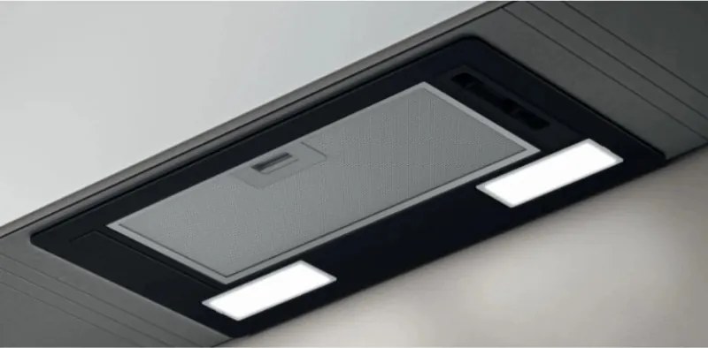 Hota de bucătărie încastrabilă Elica Era BL 52, 81 W, 52 cm, clasa C, 224 m³/h, iluminare LED, negru