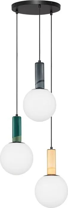 Lustra suspendata decorativa SPAZIO multicolor