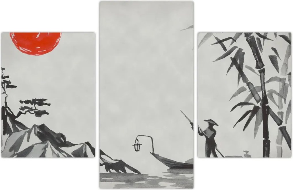 Tablou - Munții Fuji (90x60 cm)