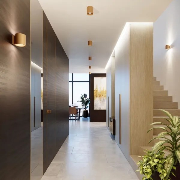 Spot Sollux Sl.1180 ORBIS 1xGU10/10W/230V auriu