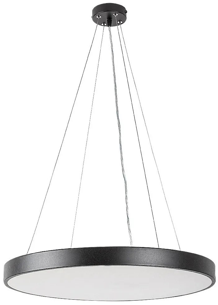 Lustra suspendata LED Tesia 40cm, negru