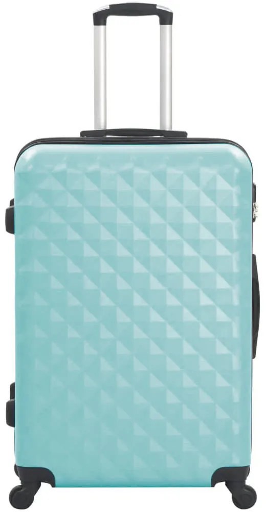 Set valiza de calatorie cu geanta cosmetica-verde menta