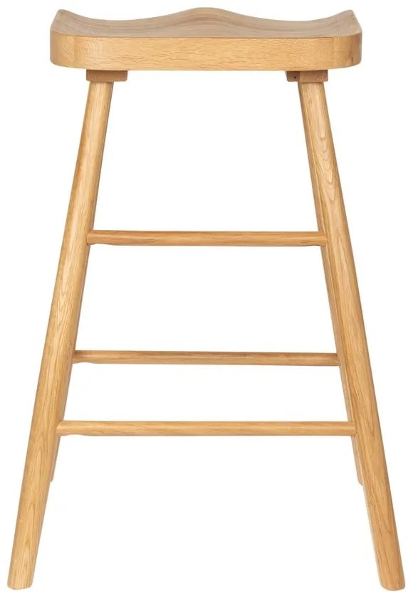 Scaun de bar în culoare naturală din lemn de stejar (înălțime șezut 65,5 cm) Vander – White Label