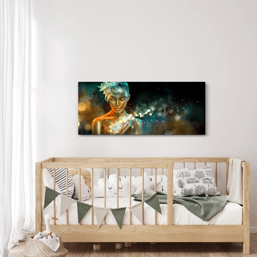 Tablou - zâna albastră (120x50 cm)