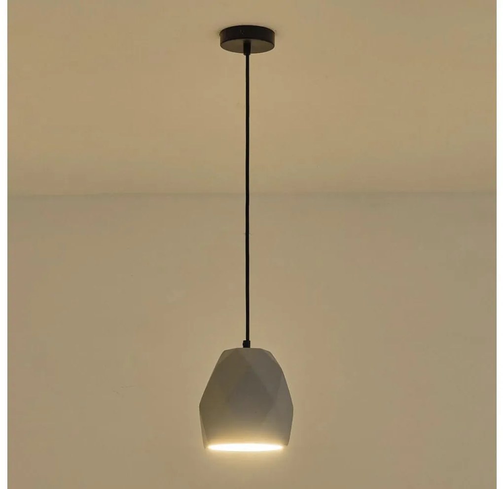 Lustră pe cablu 1xE27/40W/230V gri