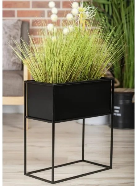 Suport pentru flori 50x44 cm negru