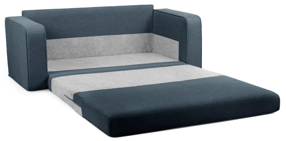 Canapea albastră extensibilă 160 cm Come – Bobochic Paris