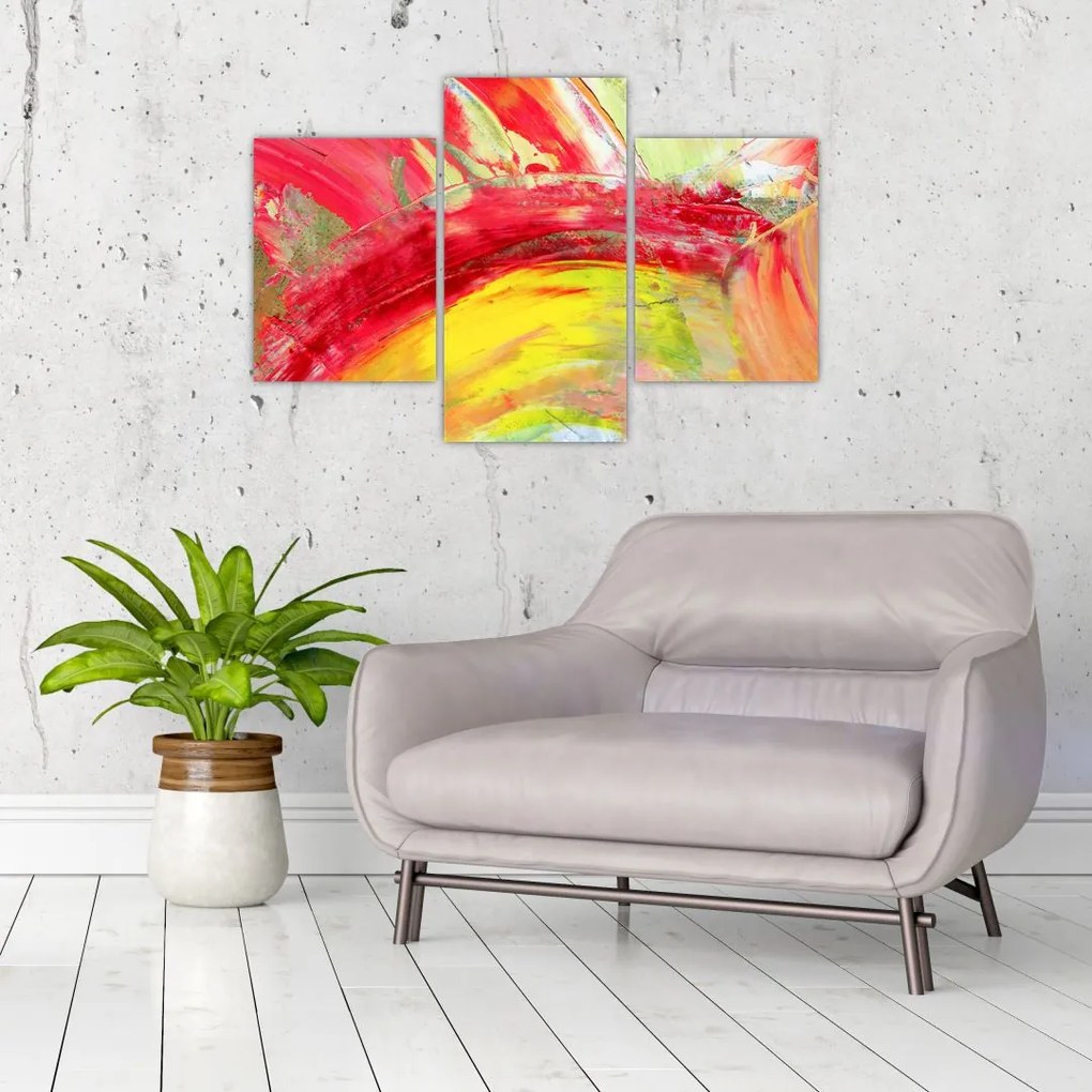 Tablou cu abstracție - pictura (90x60 cm)