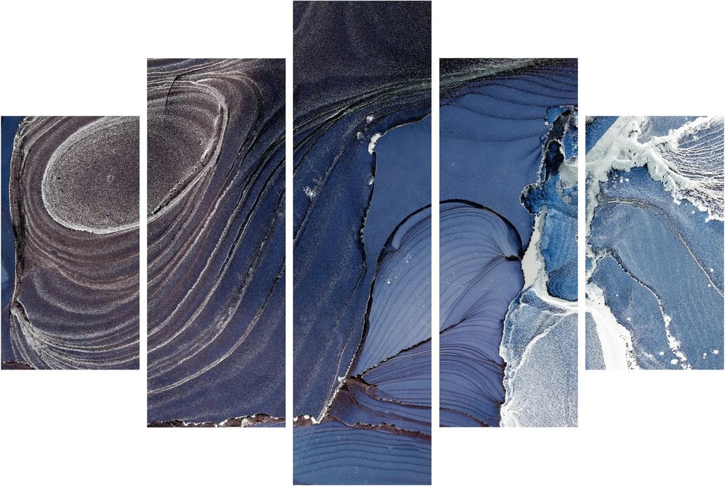 Tablou - Cerneală marmorată (150x105 cm)