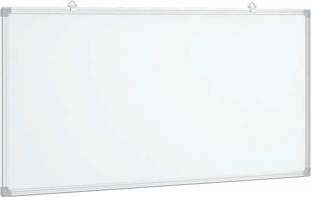 vidaXL Tablă magnetică, alb, 100x50x1,7 cm, aluminiu