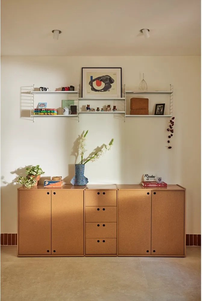 Comodă în culoare naturală 197x80x40 cm Wally – Teulat