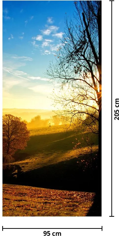 Fototapet pentru ușă - Răsărit de soare (95x205cm)