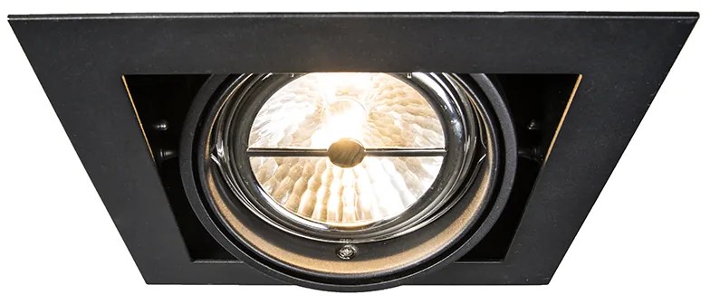 Spot încastrat negru G53 111mm reglabil - Oneon
