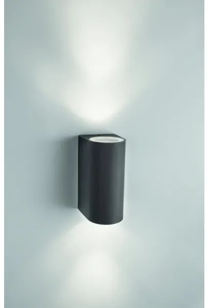 Philips 17102/86/PN - Aplică perete exterior NIGHTINGALE 2xGU10/35W/230V