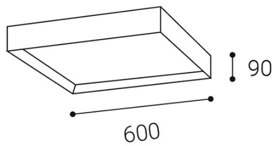 Plafonieră LED LED2 MILO LED/60W/230V albă 3000/4000K