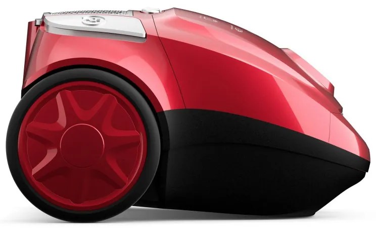 Aspirator cu sac Tesla BG200R, 800W, 2 L, Filtru lavabil HEPA, 76 dB, Rosu