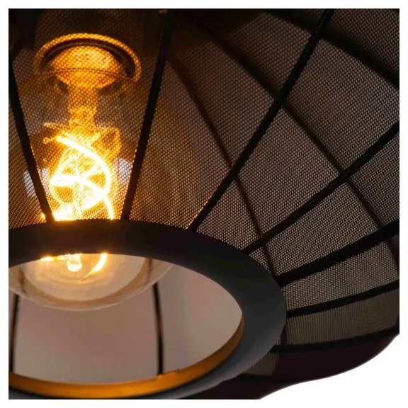 Lustră pe cablu Lucide 03447/52/30 CORINA 1xE27/40W/230V d. 50 cm negru