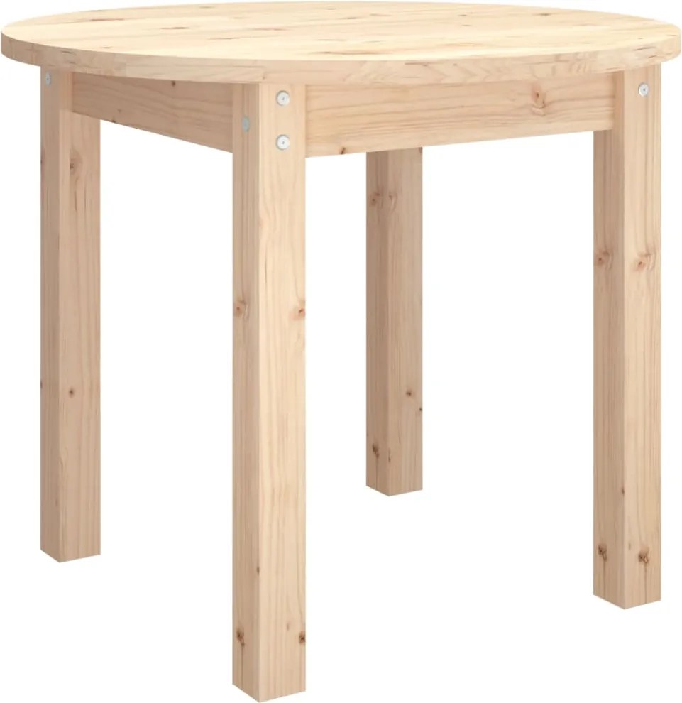 vidaXL Măsuță de cafea, Ø 55x45 cm, lemn masiv de pin